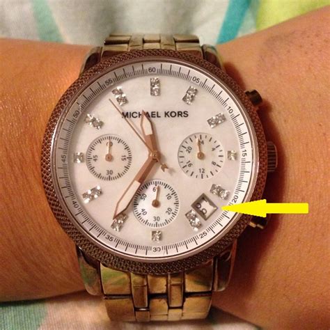 how to spot a fake michael kors watch|michael kors watch spotting.